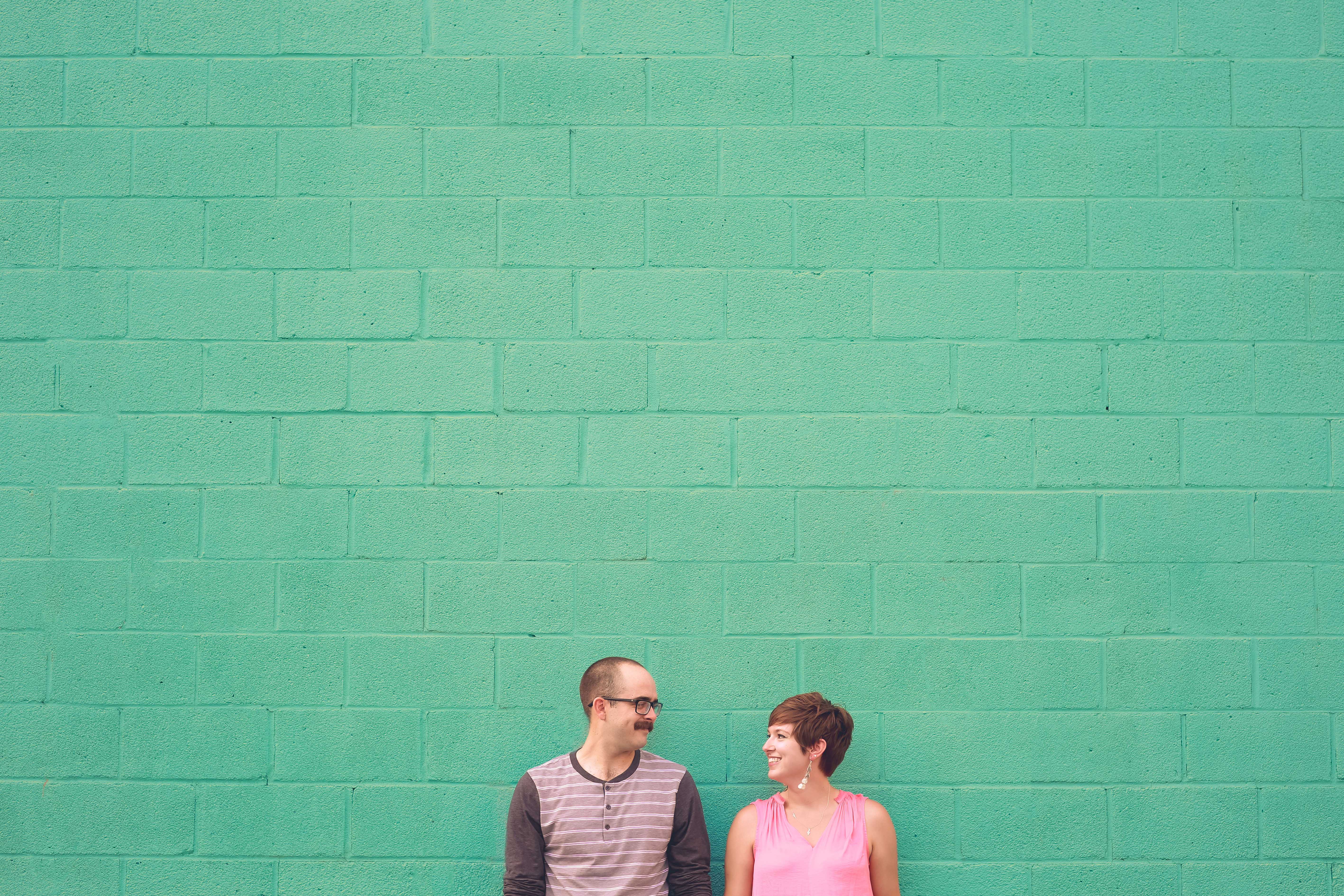 River Market engagement shoot photo by simply grace photography