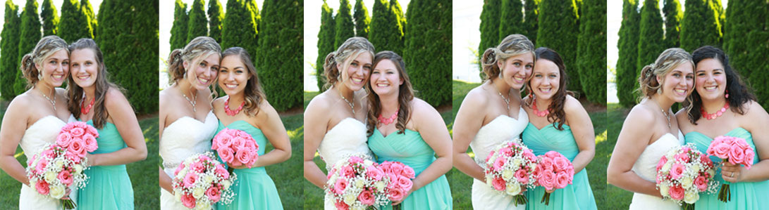 The Rhapsody Wedding formal bridesmaids photo by Simply Grace Photography