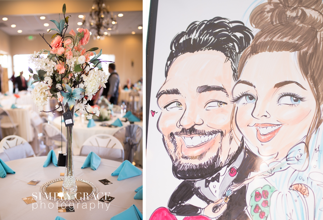The Rhapsody Wedding reception detail photo by Simply Grace Photography