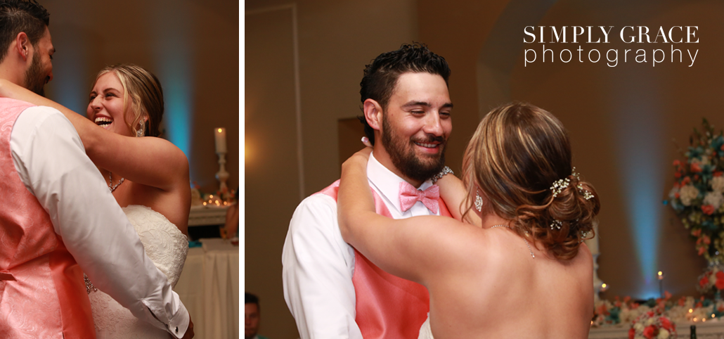 The Rhapsody Wedding first dance photo by Simply Grace Photography