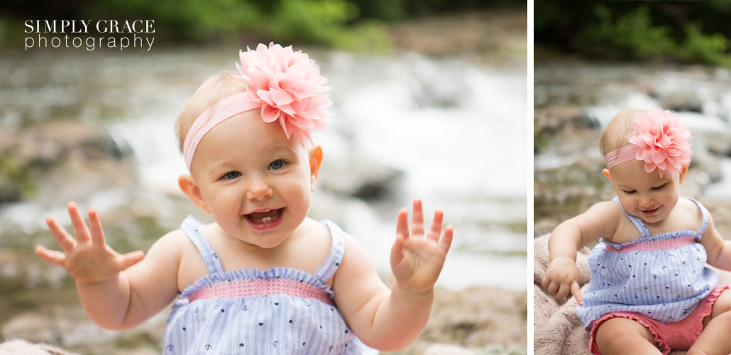 Winterset Park family photoshoot by water photo by Simply Grace Photography