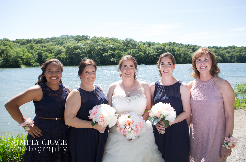 James P Davis Hall wedding formals photo by Simply Grace Photography