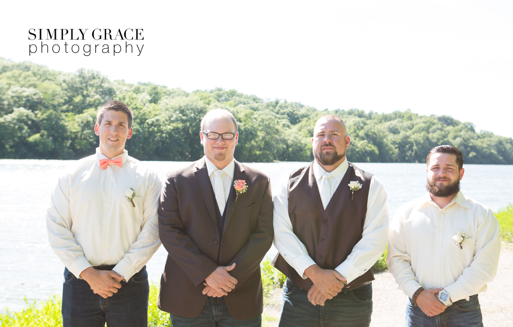 James P Davis Hall wedding formals photo by Simply Grace Photography