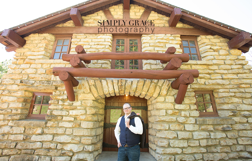 James P Davis Hall wedding formals photo by Simply Grace Photography