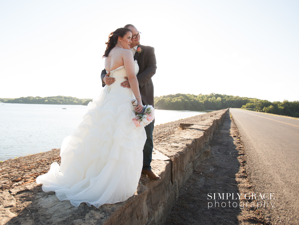 Wyandotte County Lake wedding formals photo by Simply Grace Photography