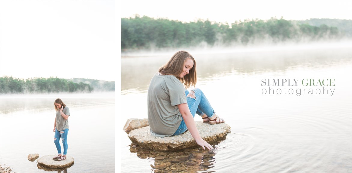 Georgia senior shoot simply grace photography blue ridge georgia