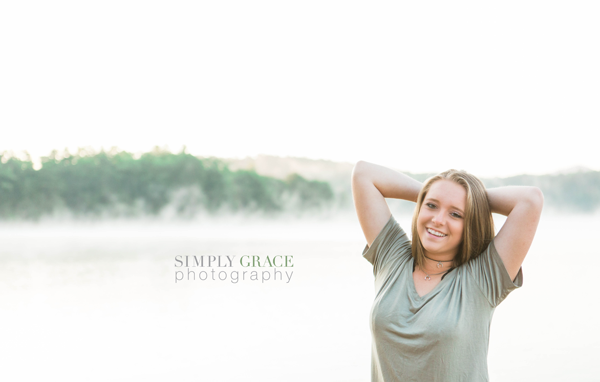 Georgia senior shoot simply grace photography blue ridge georgia