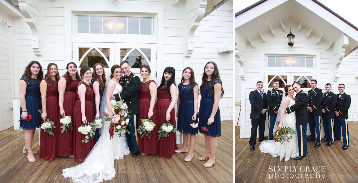 Tybee Island wedding military photos simply grace photography