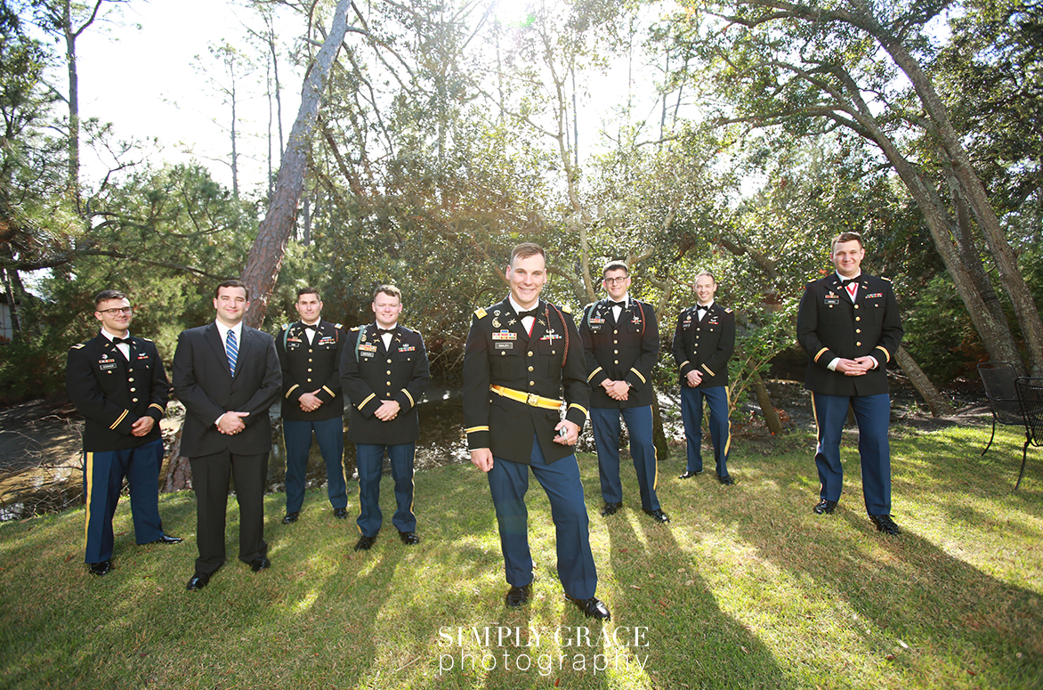 Tybee Island wedding military photos simply grace photography