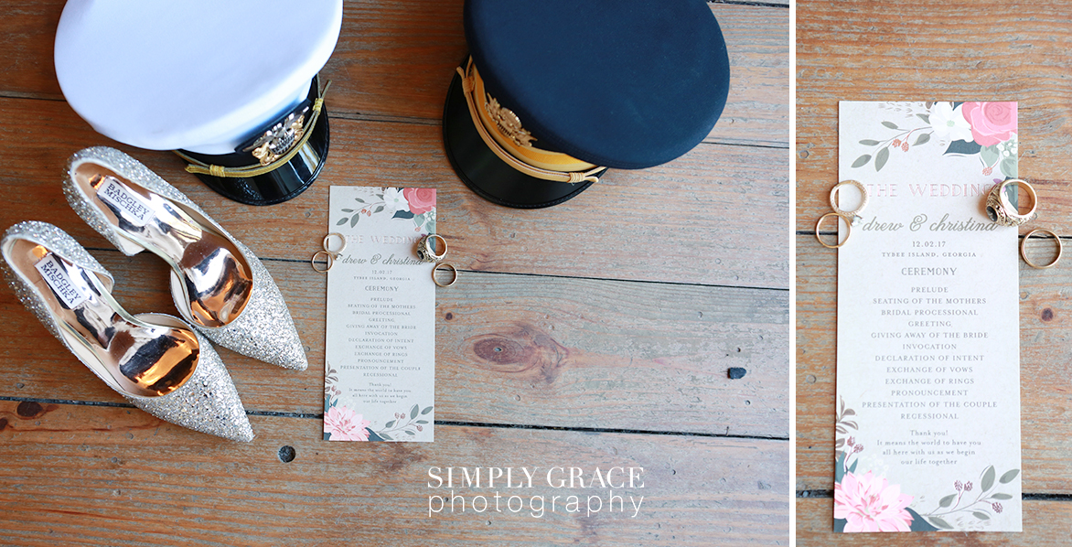 Tybee Island wedding military photos simply grace photography