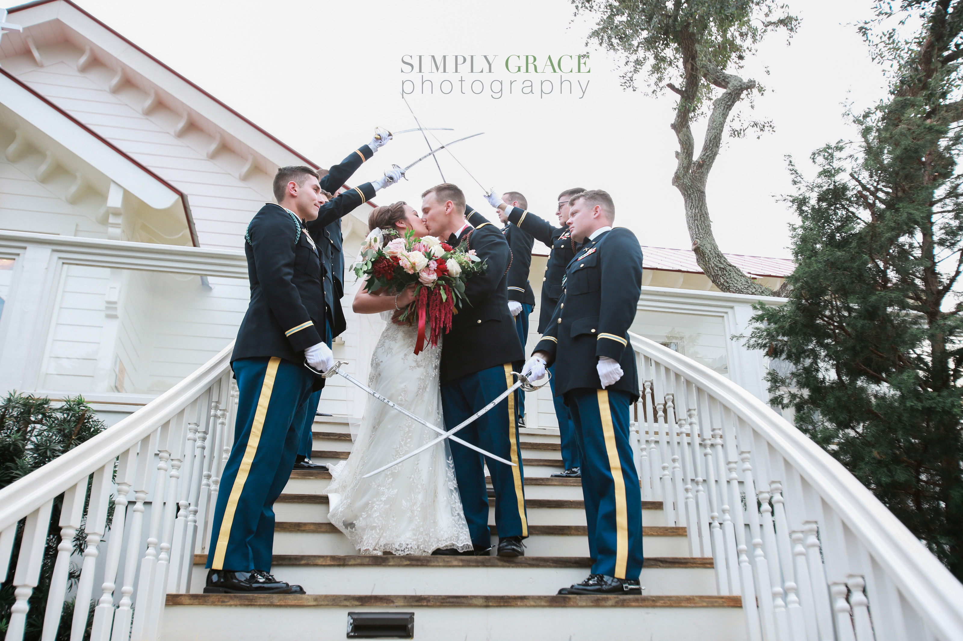 Tybee Island wedding military photos simply grace photography