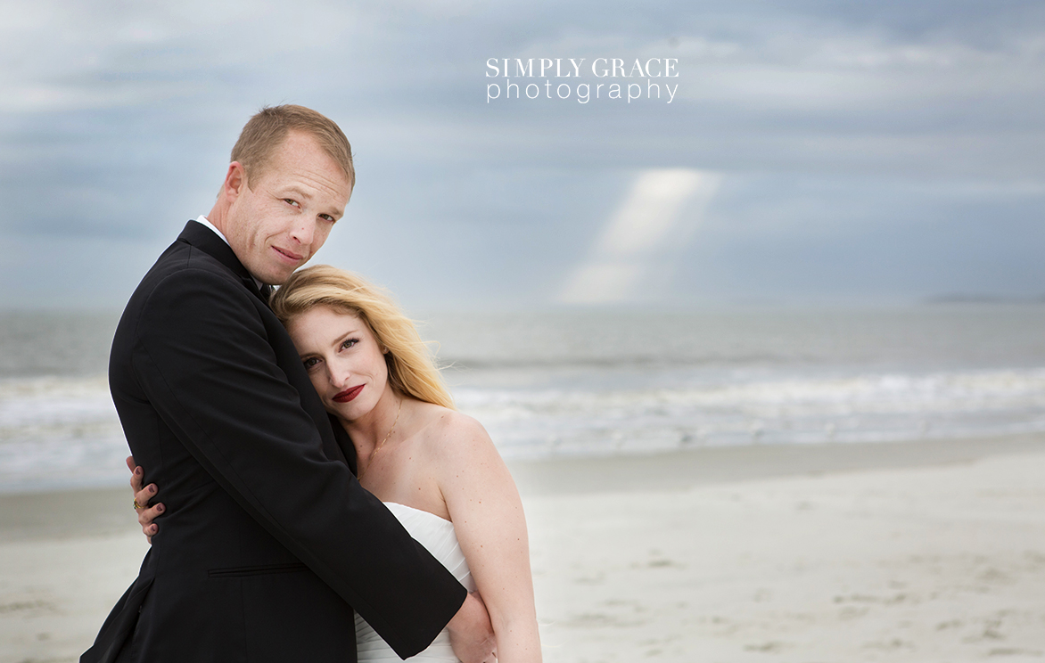 hilton head beach wedding awesome sky simply grace photography