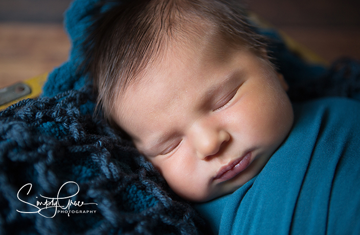 lees summit newborn-session-nautical theme blue natural light