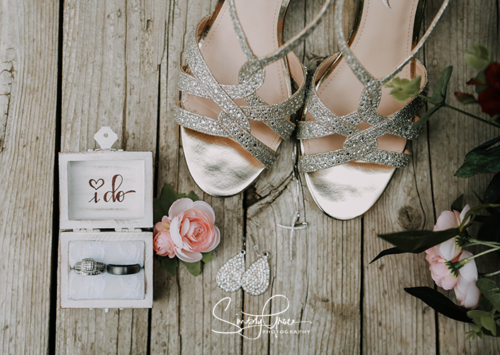 circle s ranch wedding shoes and rings simply grace photography