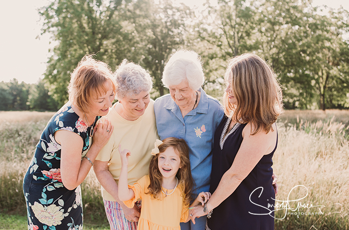 Burr Oaks Family Session 4th generation simply grace photography