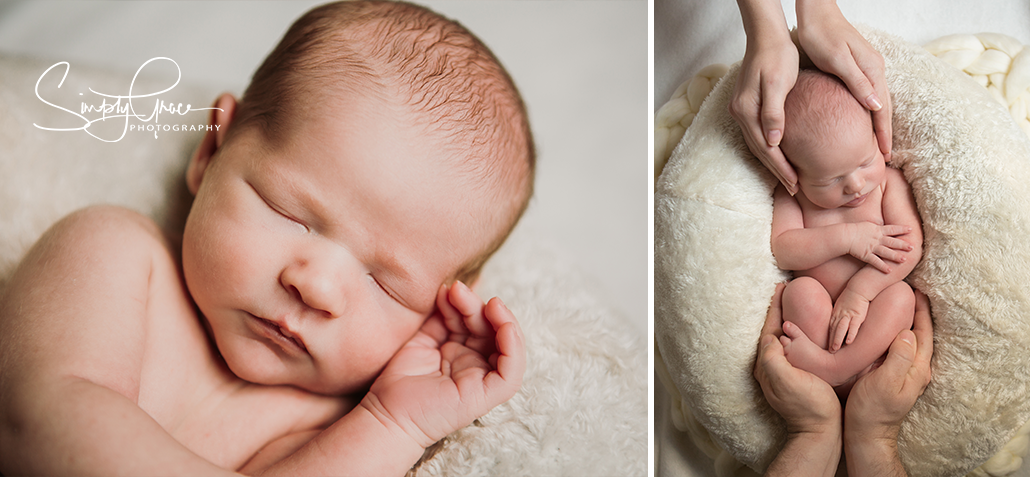 boy in white parents holding simply grace photography