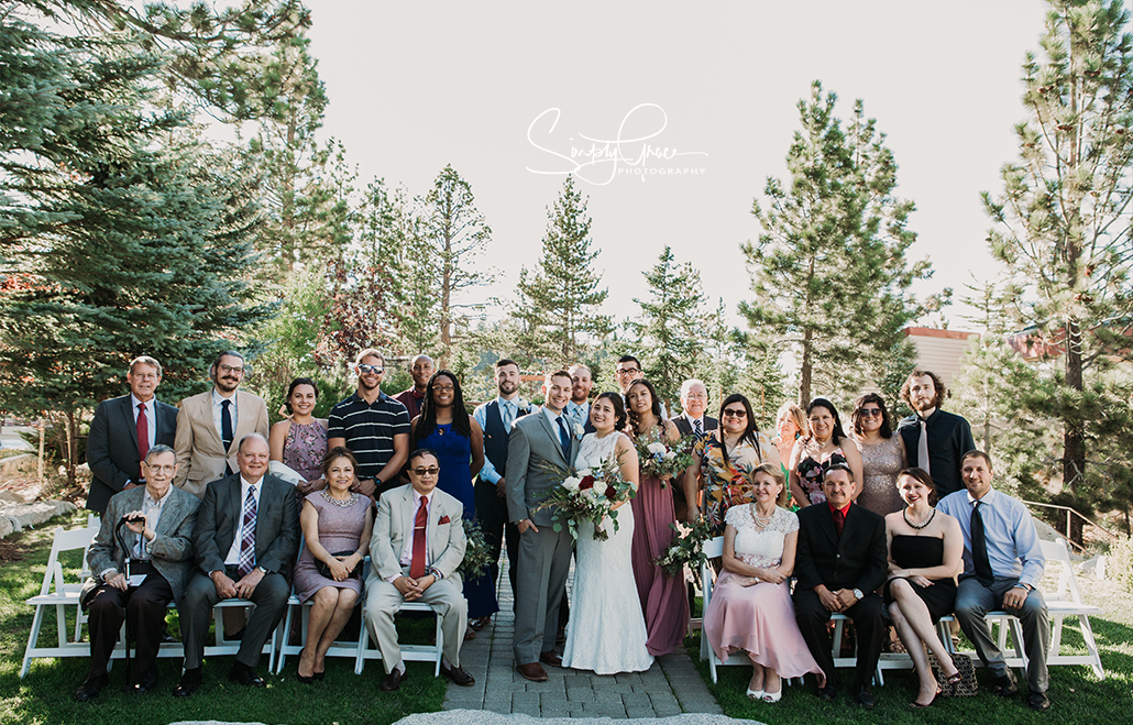 lake tahoe wedding kansas city wedding photographer group shot the ridge resorts