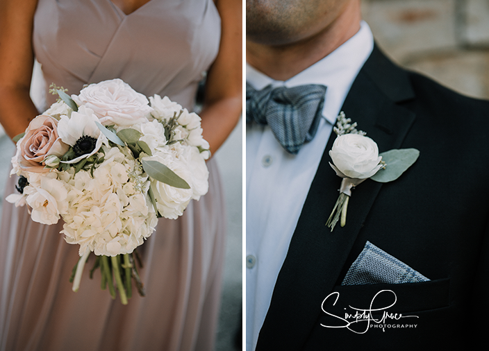 loch lloyd wedding bridal party details simply grace photography