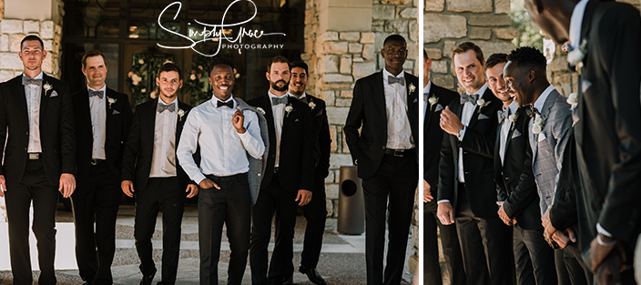 loch lloyd wedding groomsmen portraits