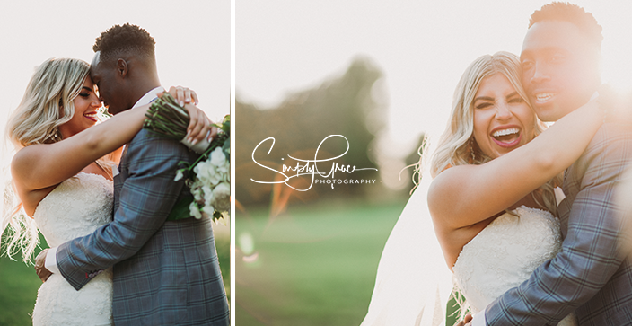 loch lloyd wedding sunset bridal portraits