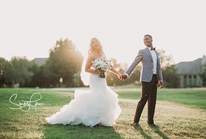 loch lloyd wedding sunset bridal couple photos simply grace photography