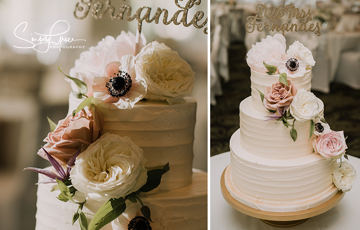 loch lloyd wedding cake simply grace photography