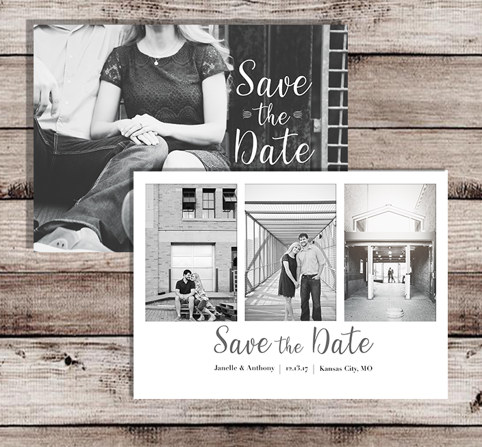 save teh dates black adn white by simply grace photography