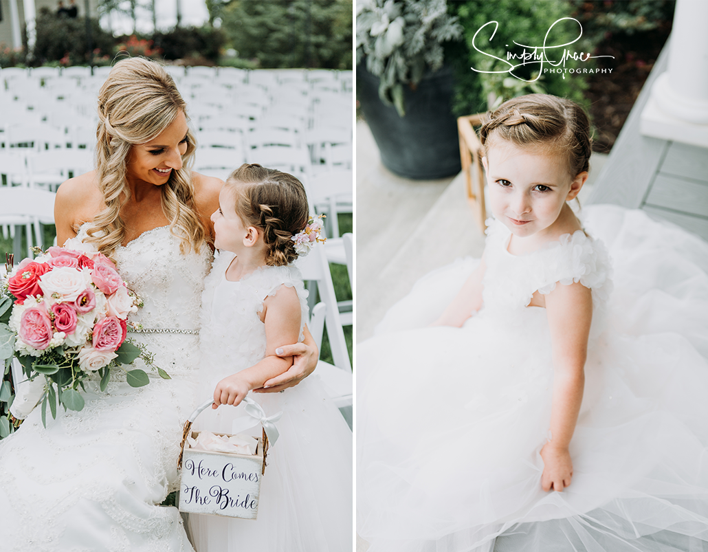 eighteen ninety wedding flower girl simply grace photography