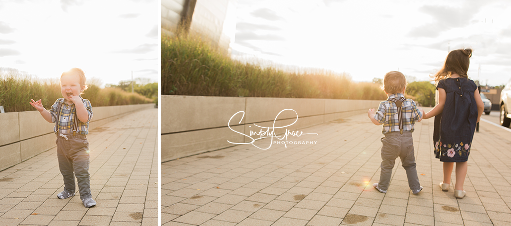 kauffman center family photo session group shot