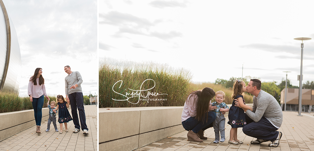 kauffman center family photo session group shot