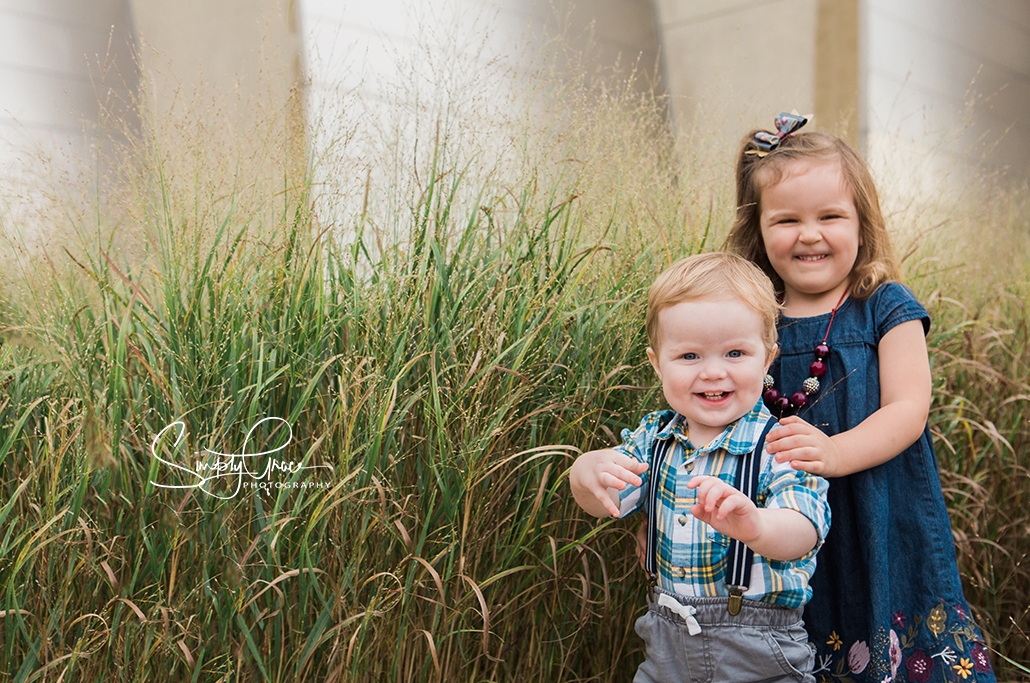 kauffman center family photo session siblings