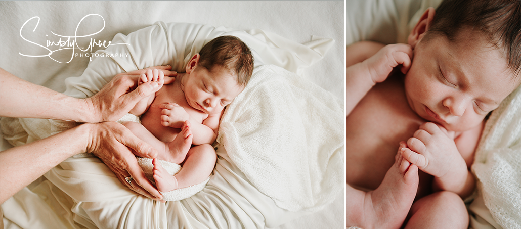 leavenworth newborn photographer in home session