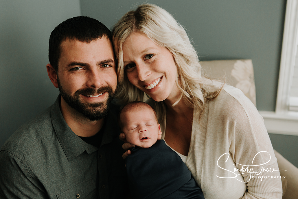 Waldo newborn family portrait simply grace photography