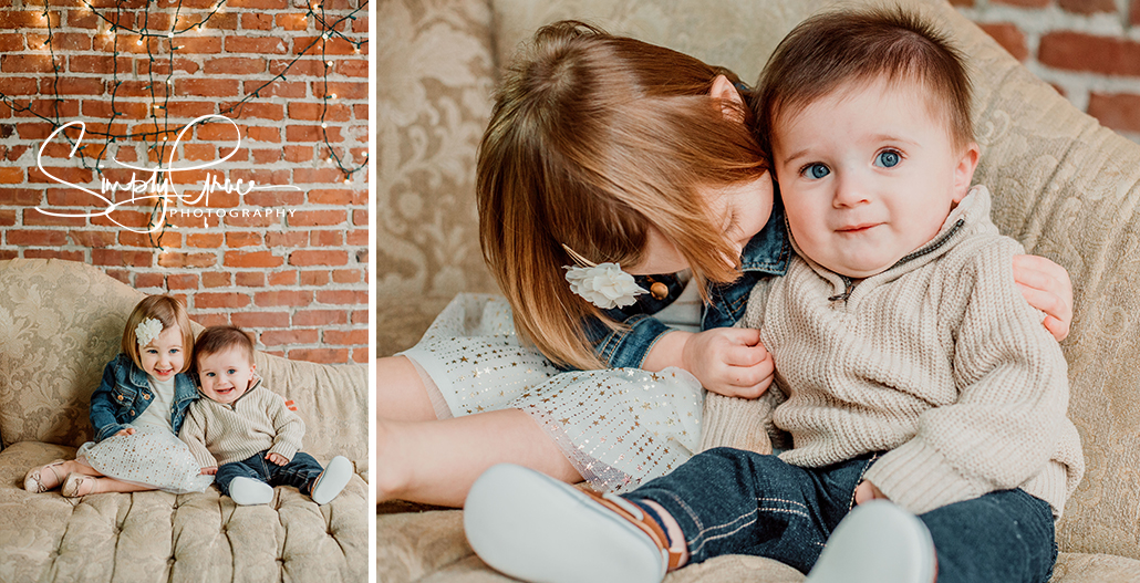 City Market Family Session cute siblings