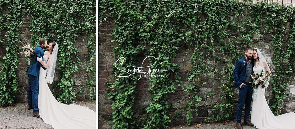 elopement Bonaventure elopement downtown bride and groom portraits