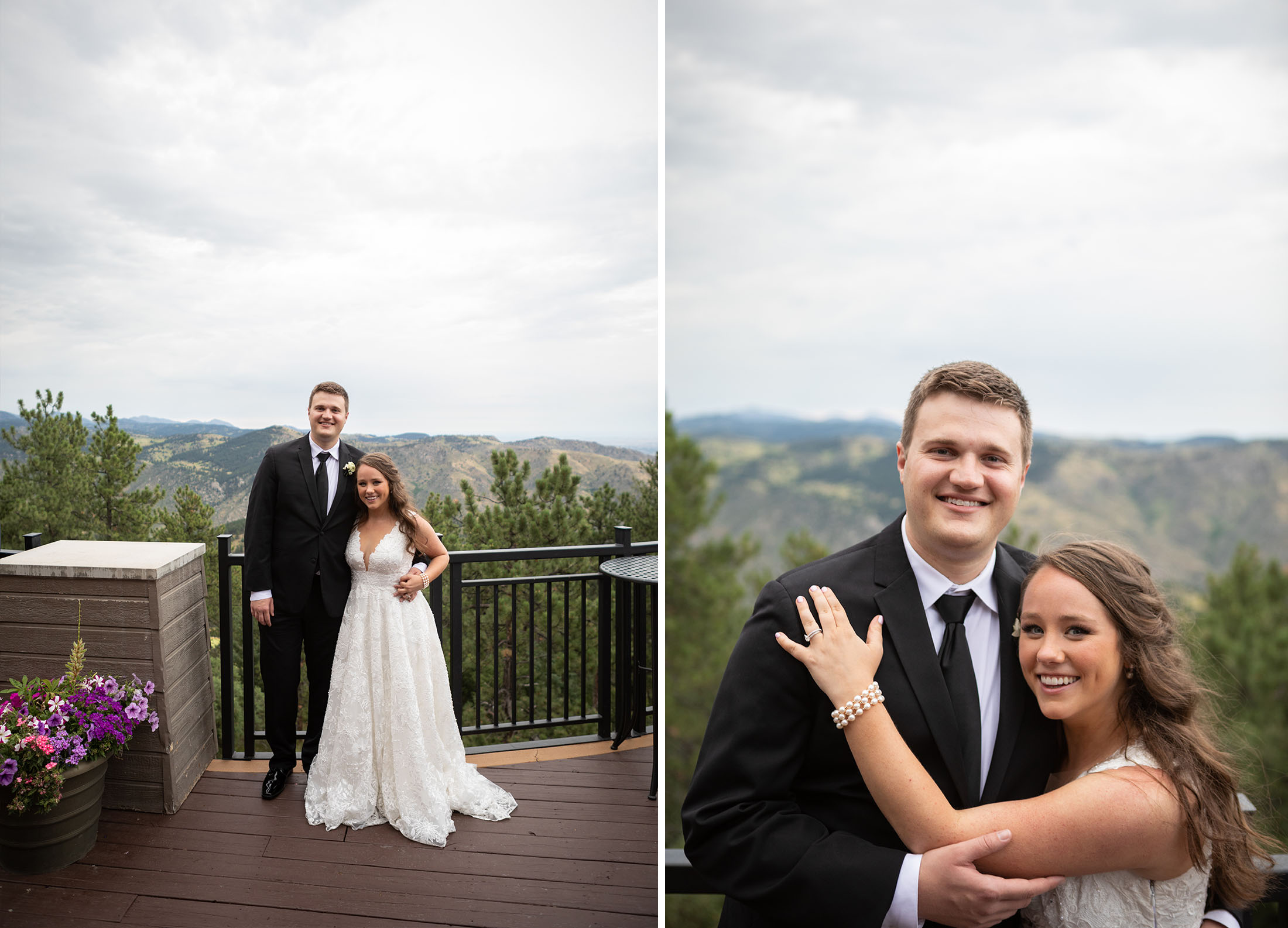 couple at mount vernon canyon club deck