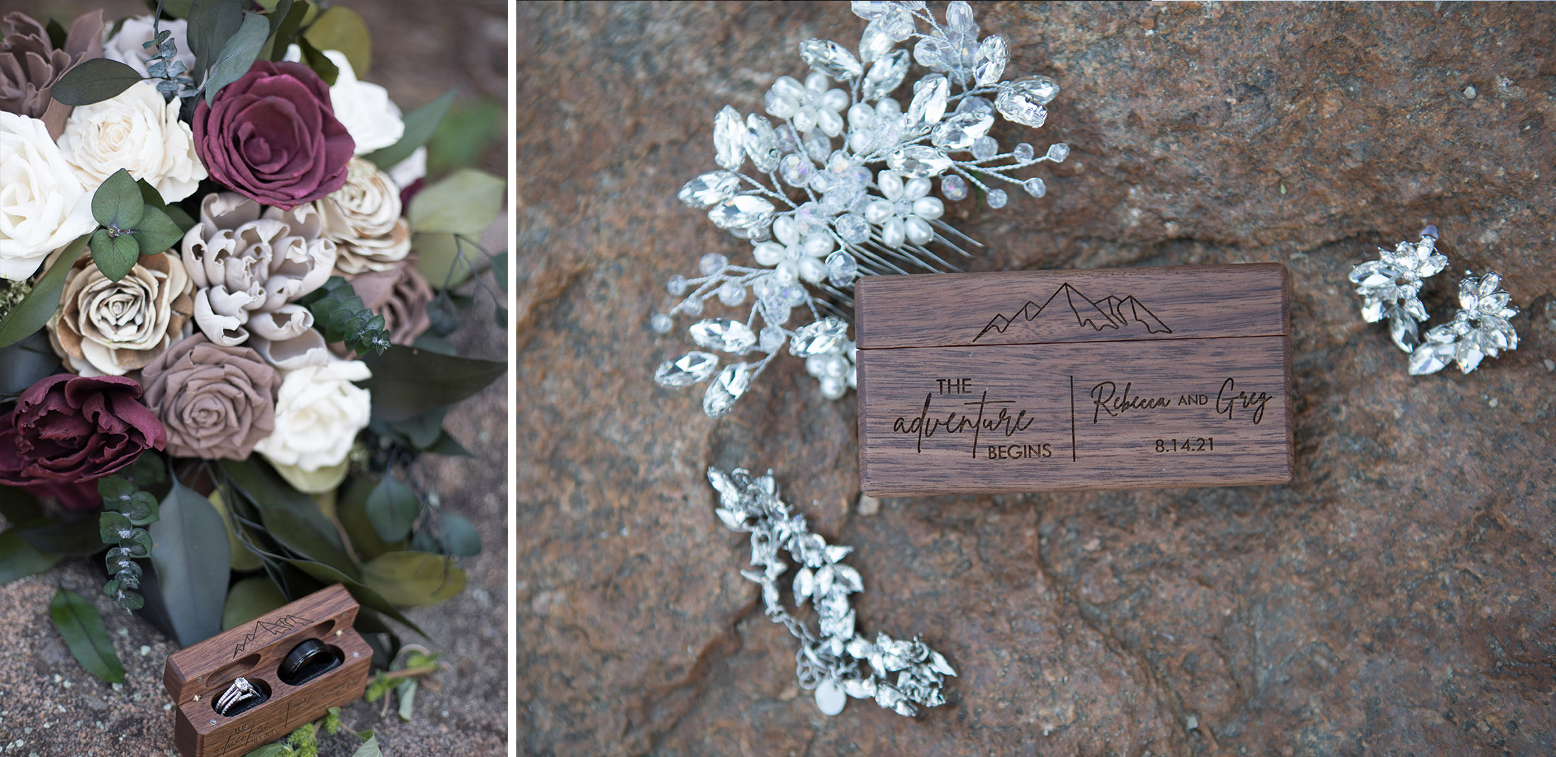 estes park wedding details