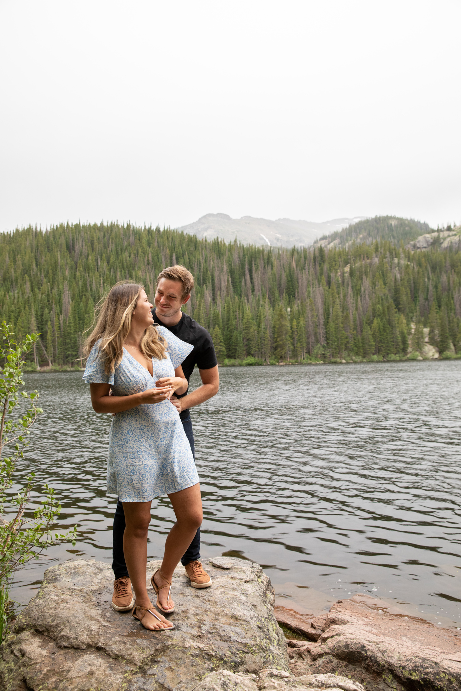 rocky mountain national park engagement session