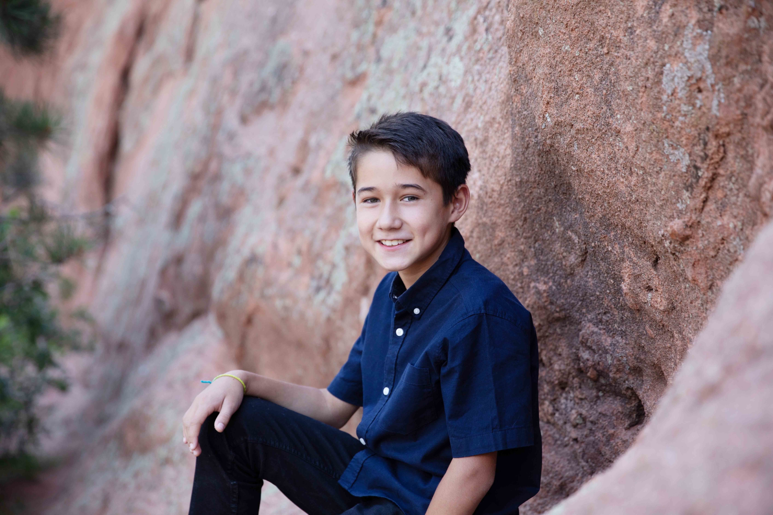 grandson at red rocks open space