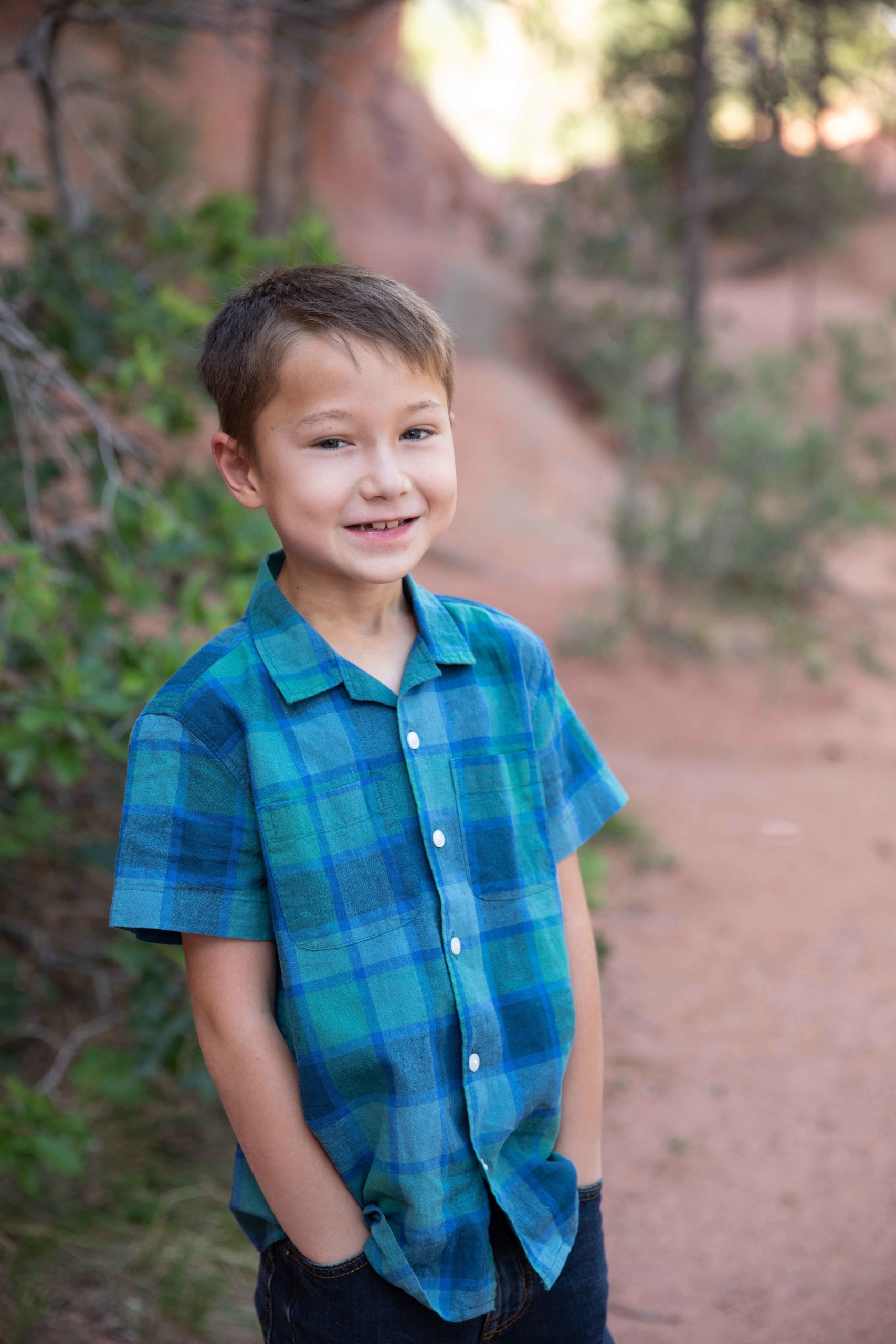 youngest grandson at red rocks open space