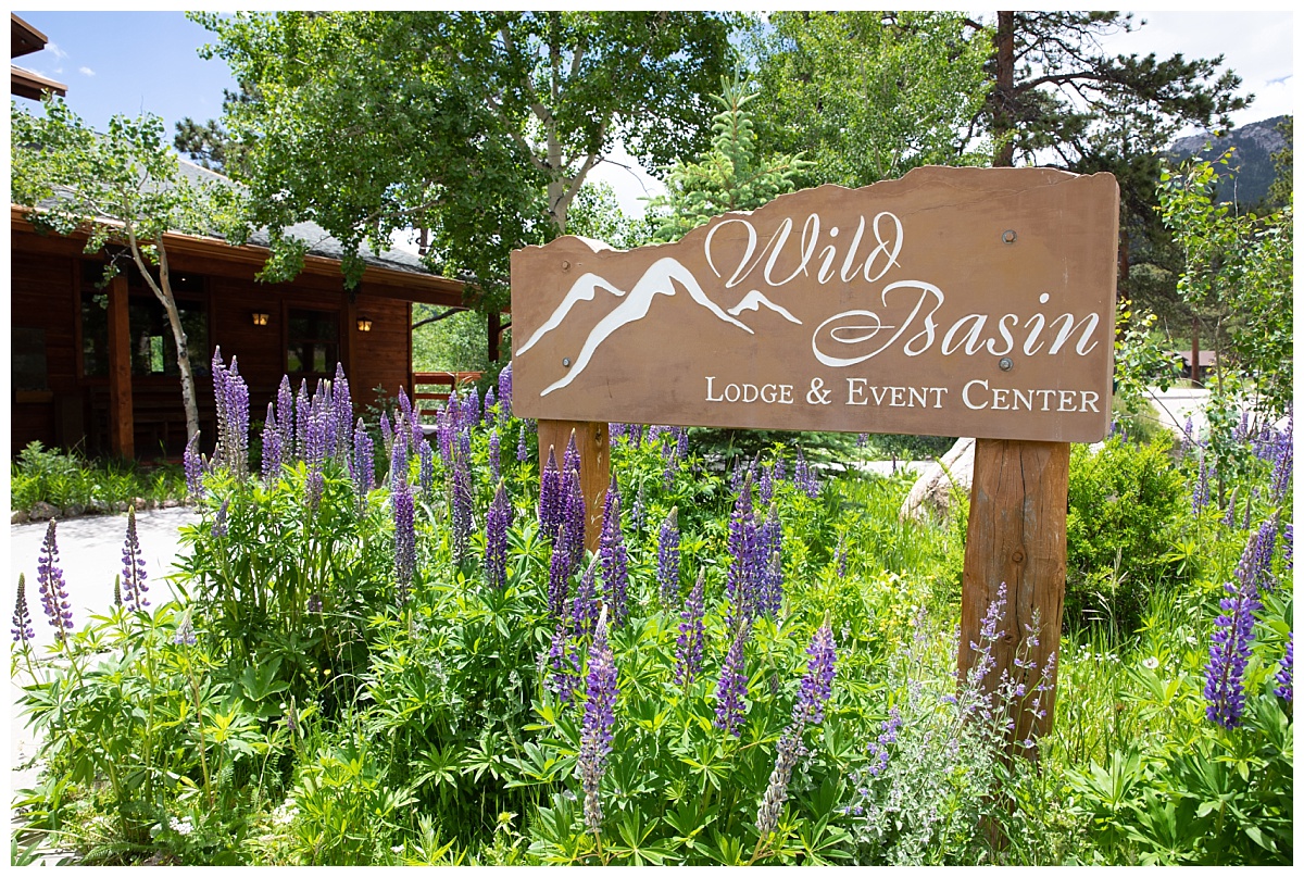 Wild Basin wedding with simply grace photography