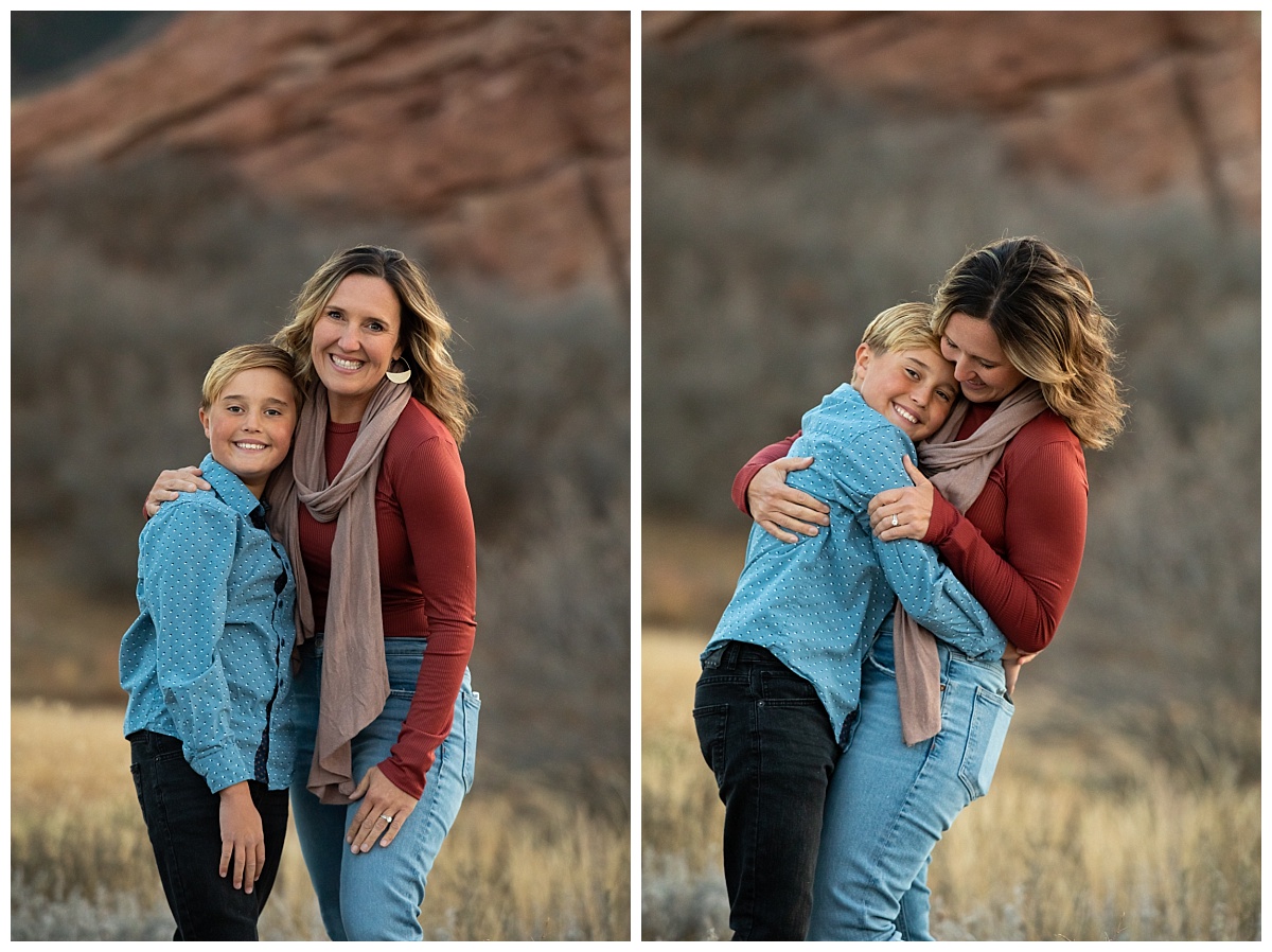 south valley park family session with simply grace photography mother and son