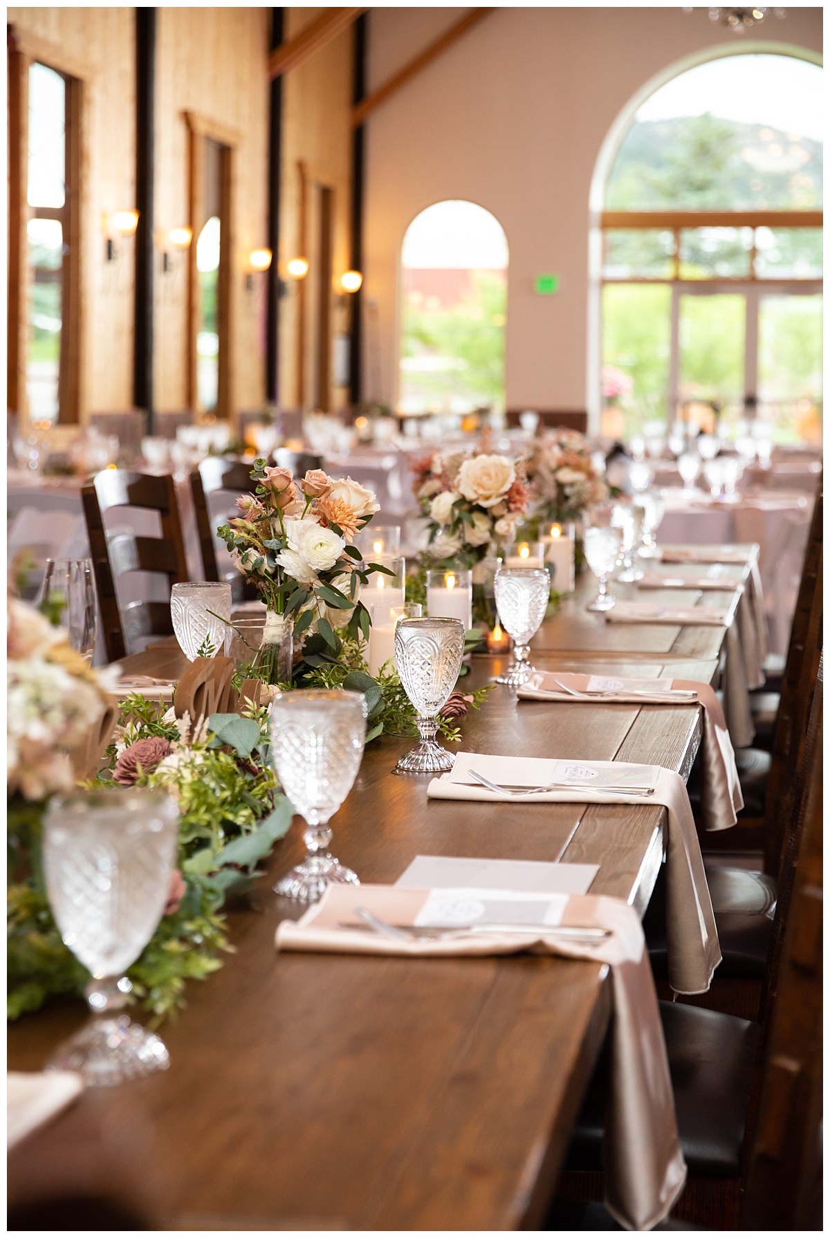 crooked willow wedding reception details