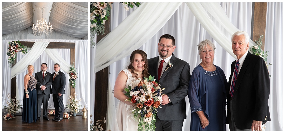 Wellshire event center wedding family photos