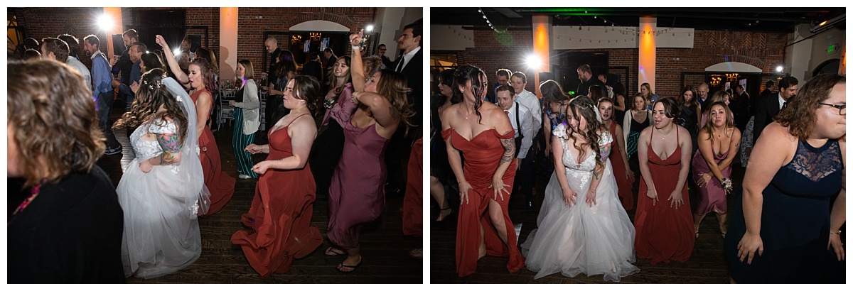 Wellshire event center reception dance party photos