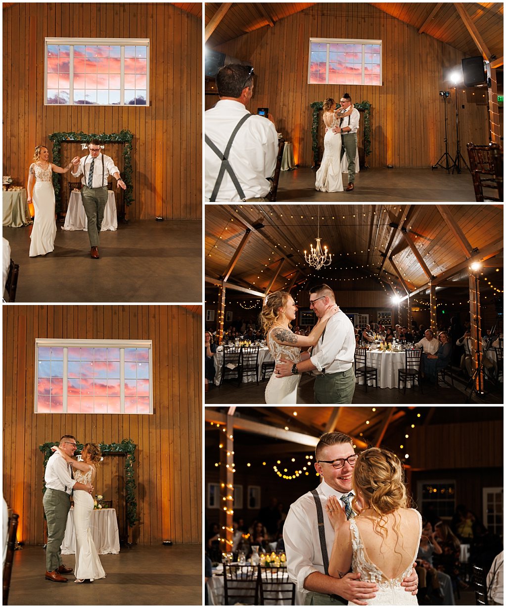 first dance wtih bride and groom by simply grace photography
