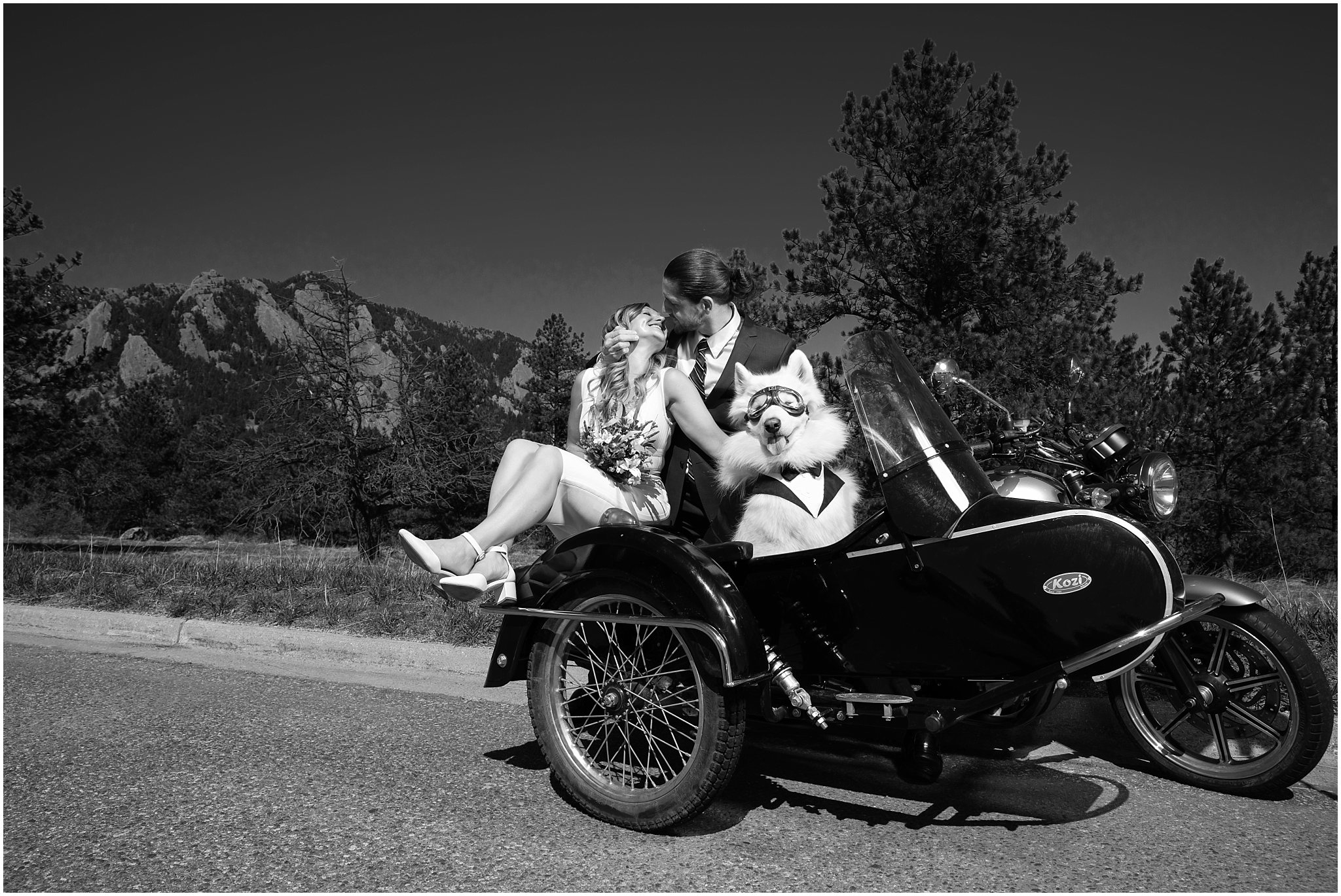 0024-amy-mike-ncar-boulder-engagement-session NCAR engagement session with sidecar motorcycle